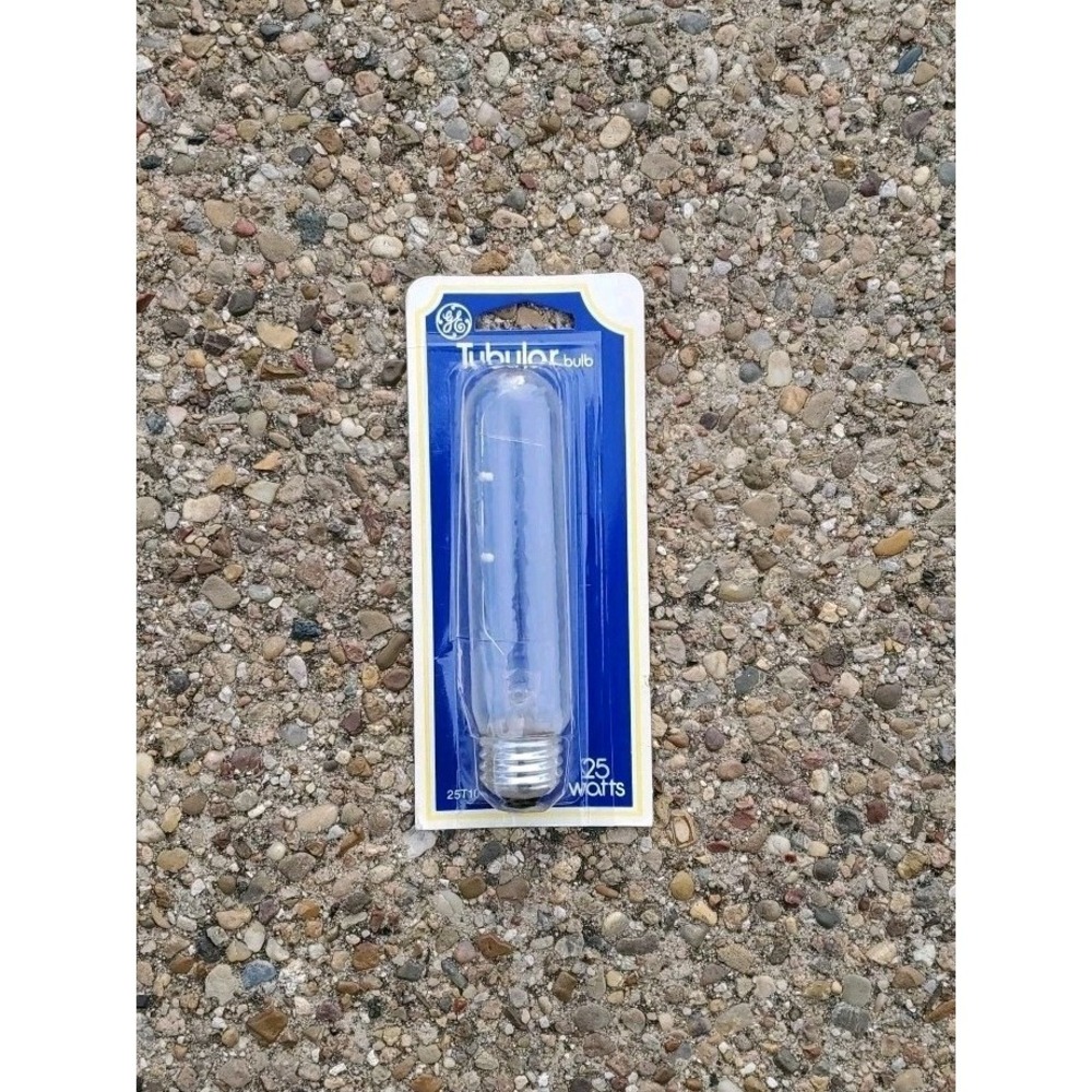Vintage ● NOS ● Tubular Light Bulb 25W 120V ● GE25T10 appliances/aquariums/ect.